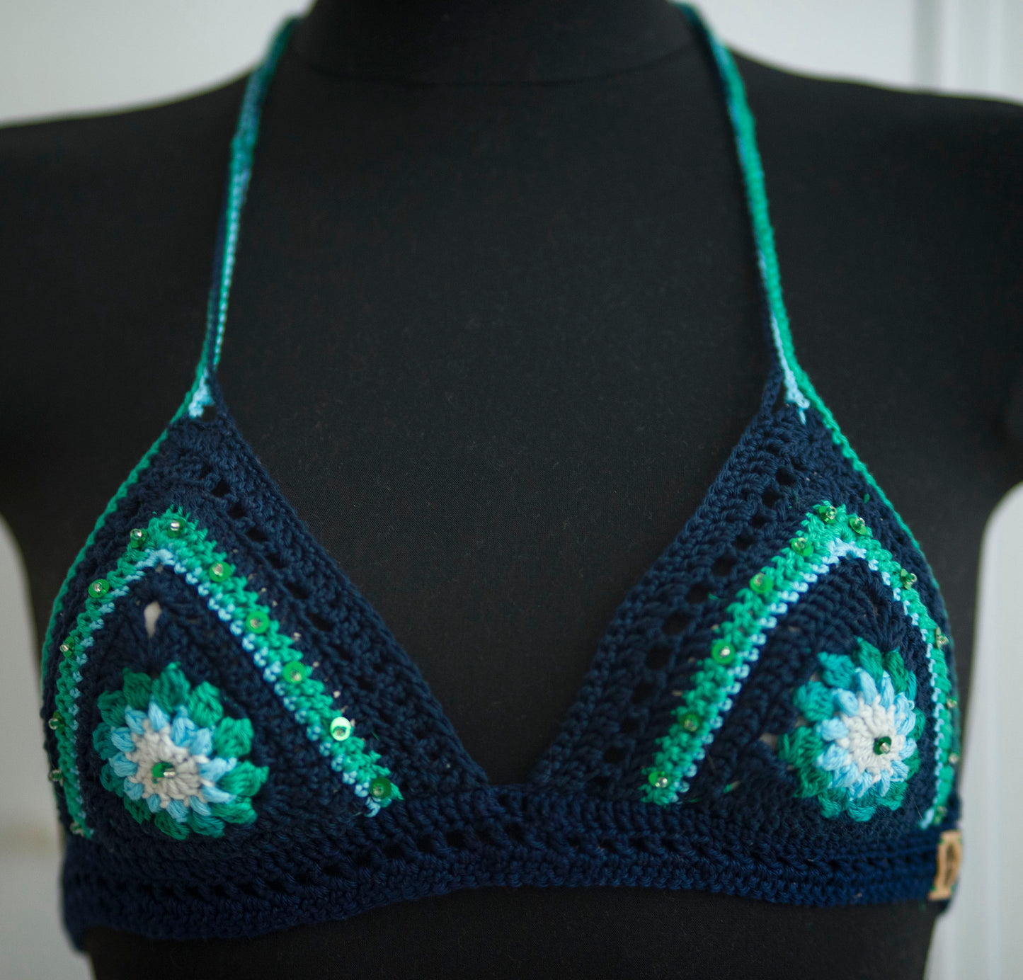 "Melancholy Woman" Bikini Top
