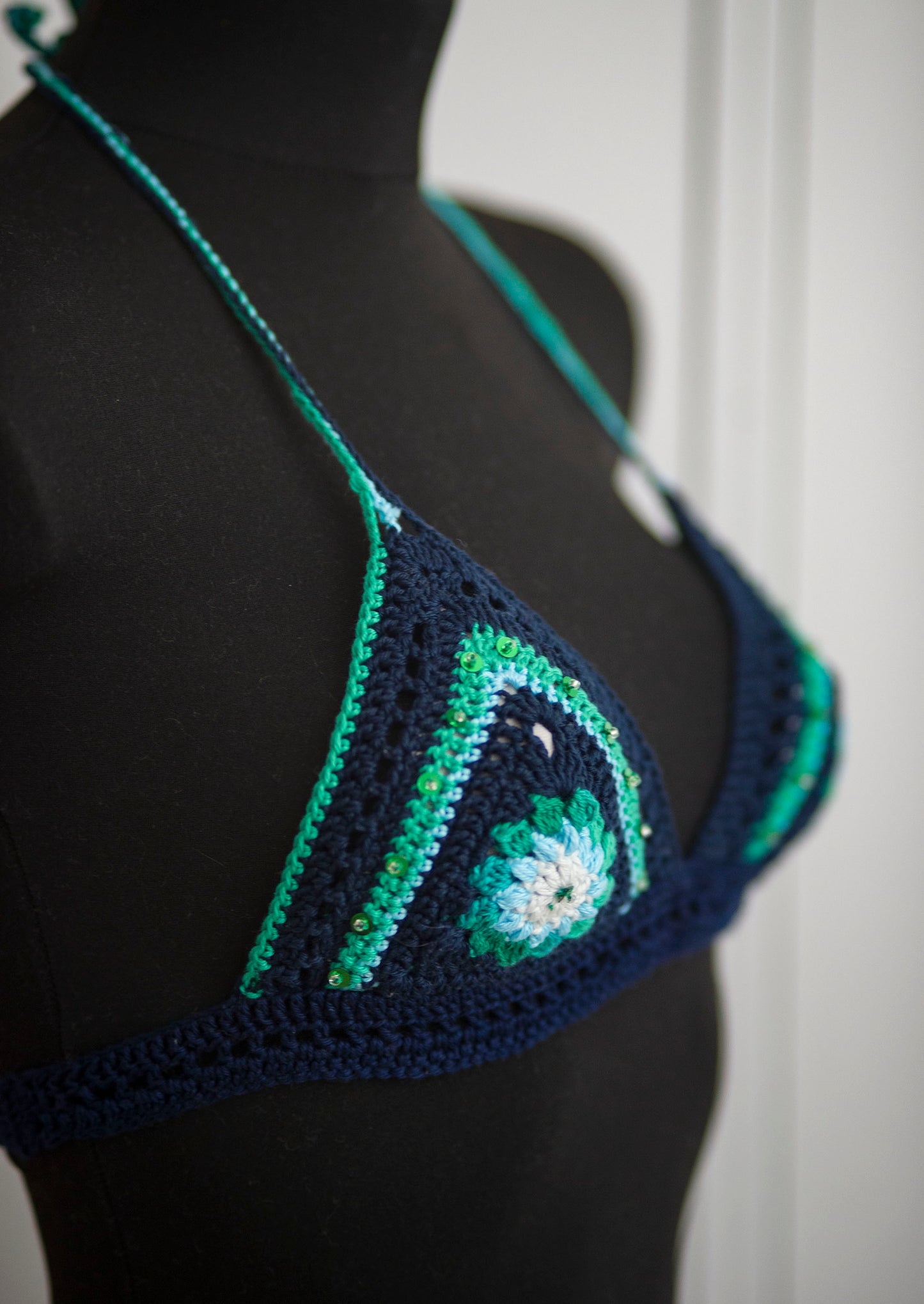 "Melancholy Woman" Bikini Top