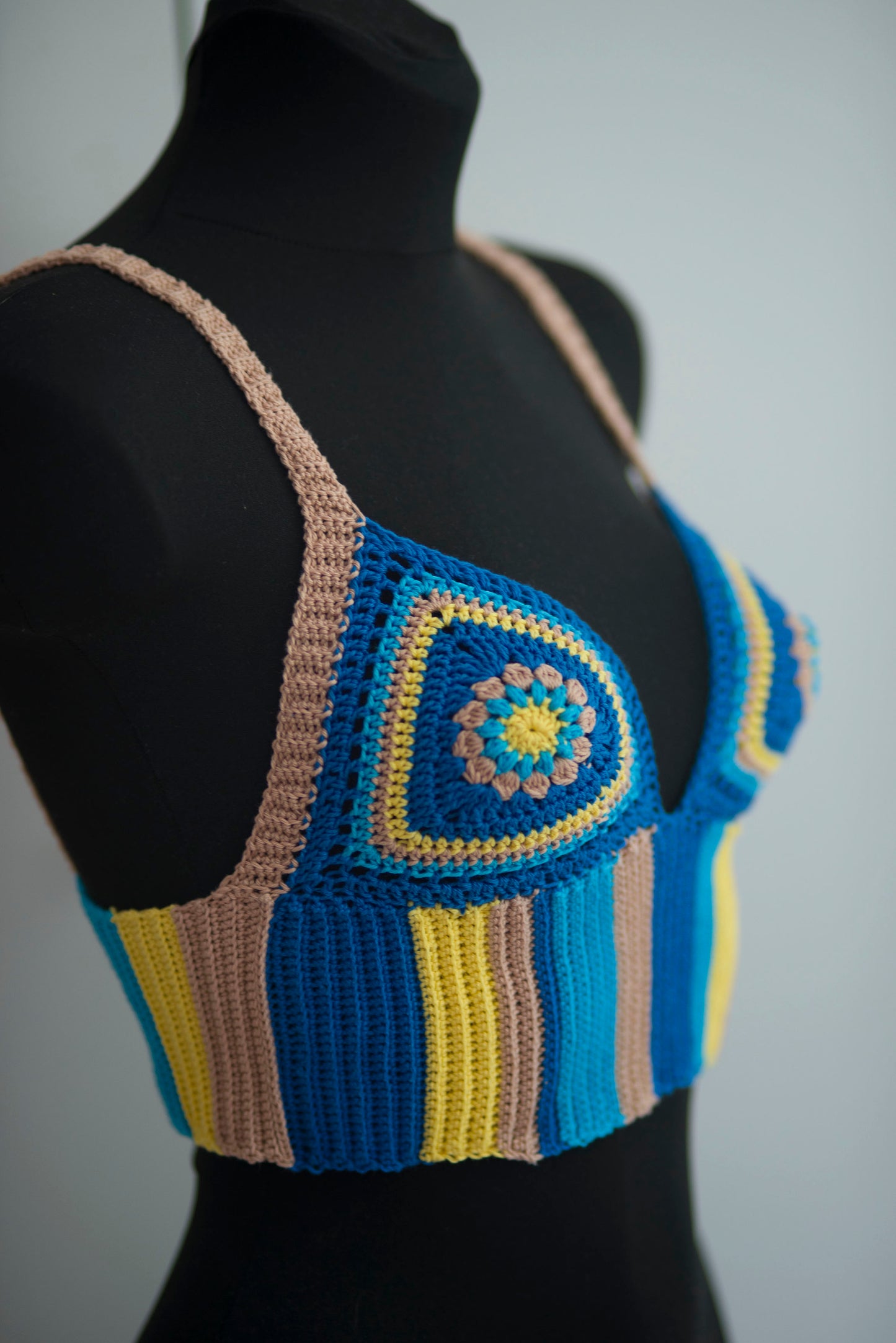 "Blue Monday" Bralette top