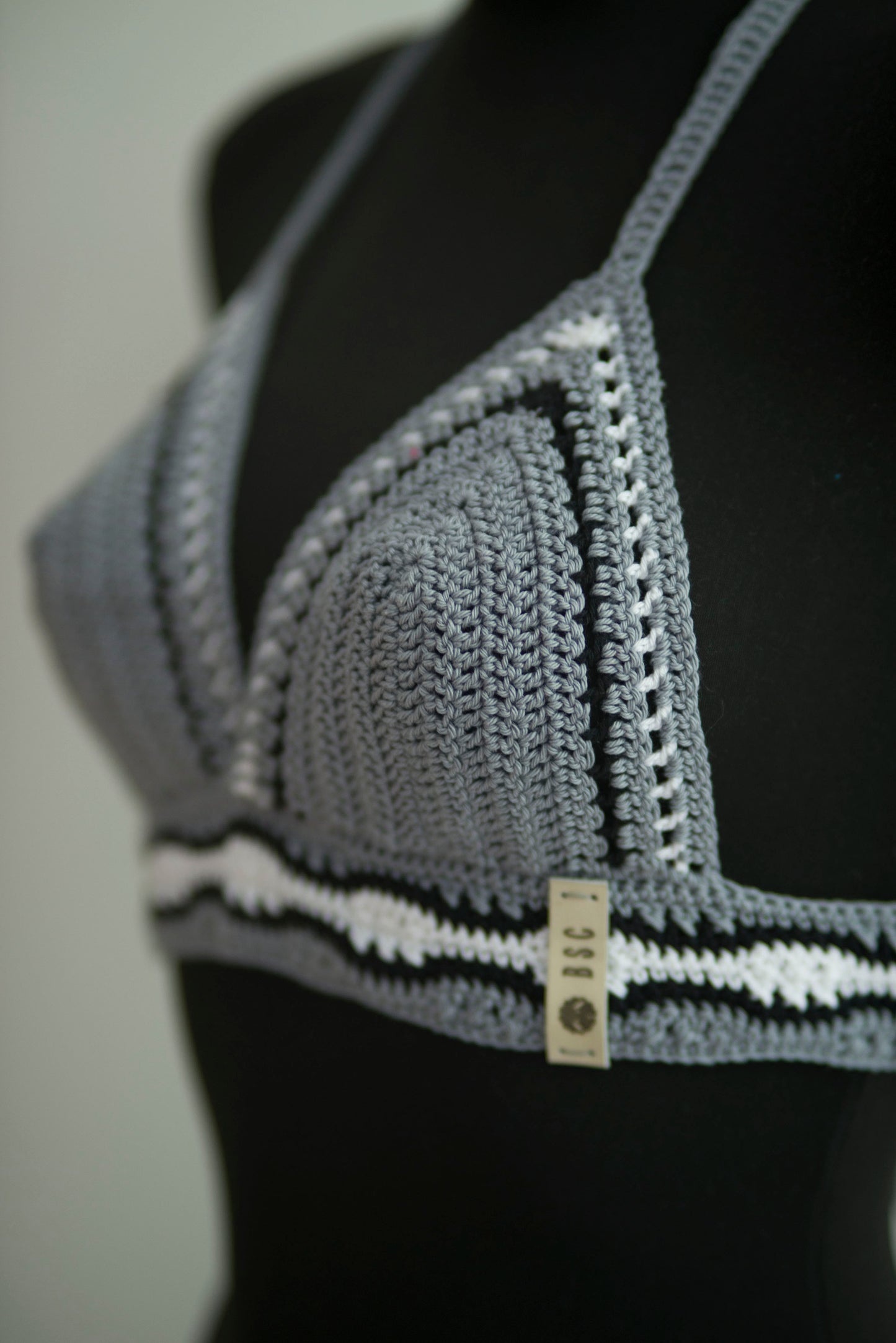 "Fade To Grey" Bralette Crop Top