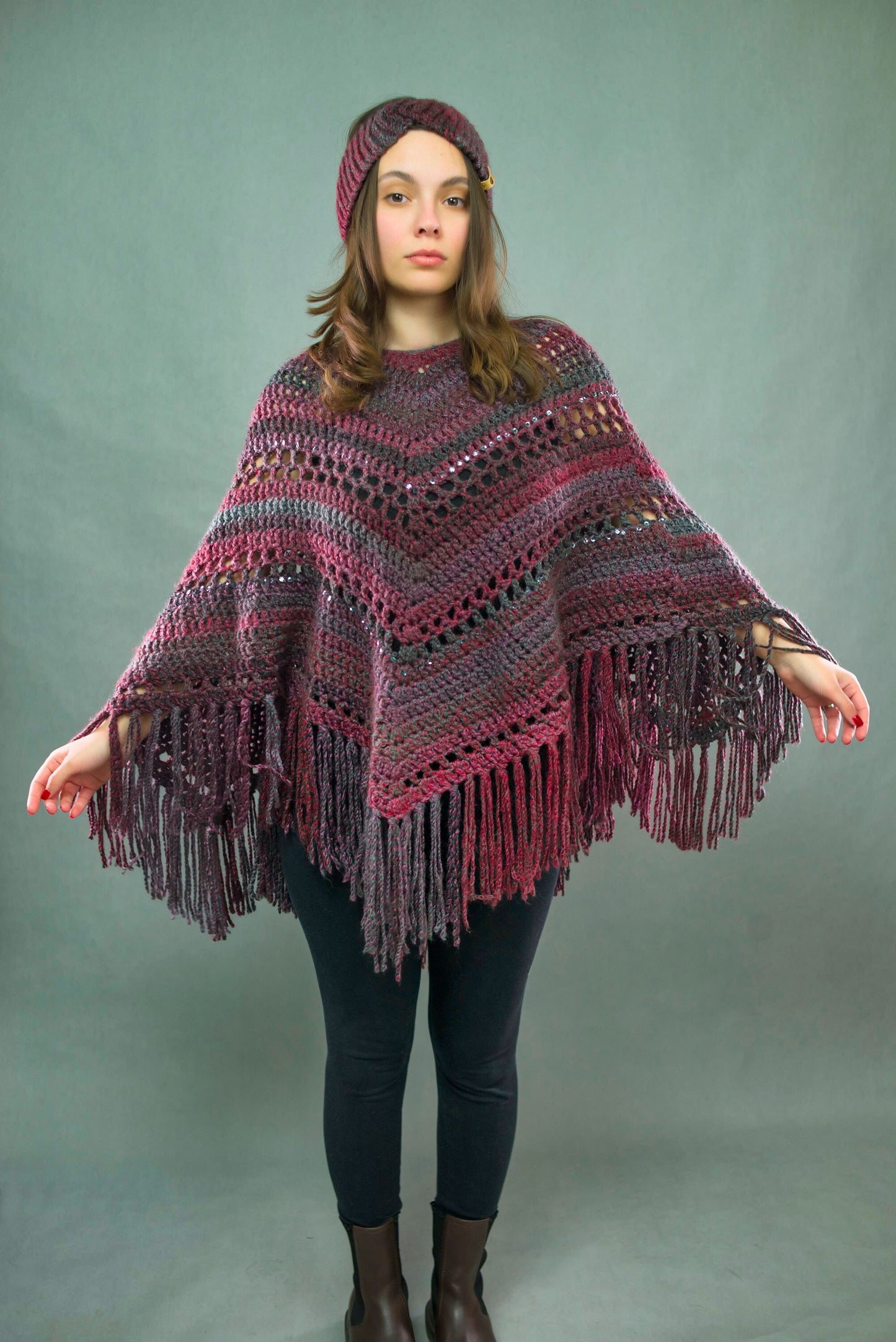 "101 Kinds Of Love" Beanie, Headband & Poncho