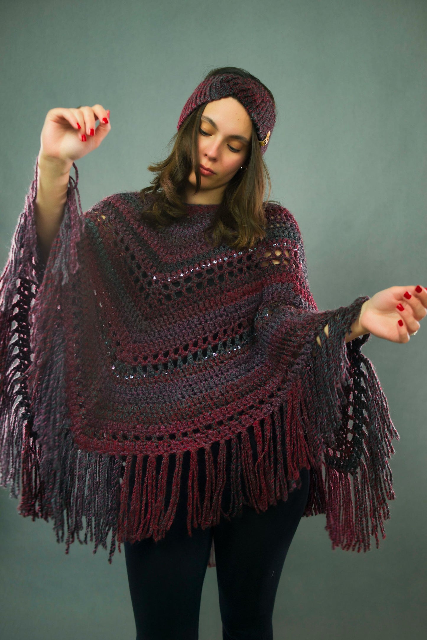 "101 Kinds Of Love" Beanie, Headband & Poncho