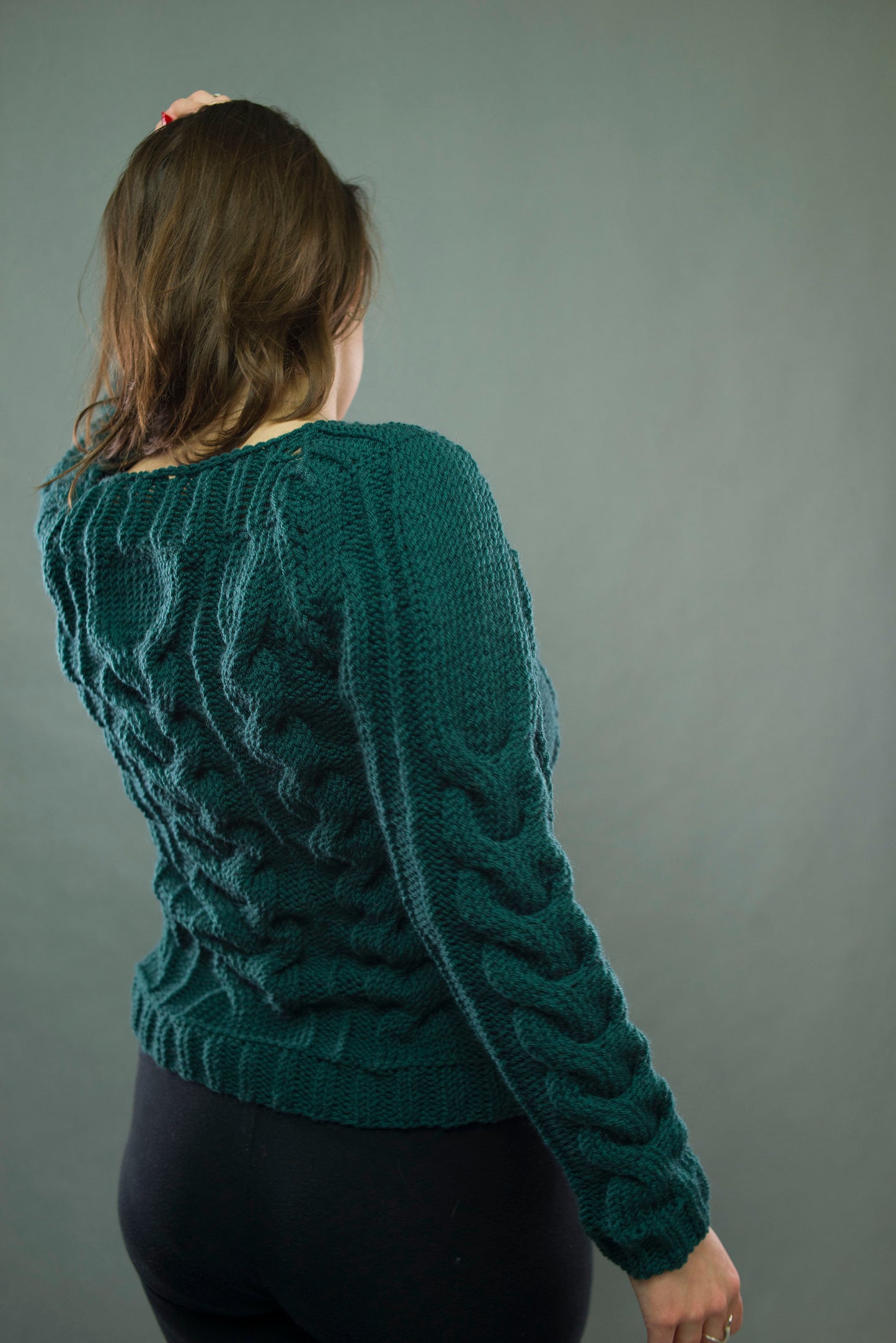 "Noble green" sweater