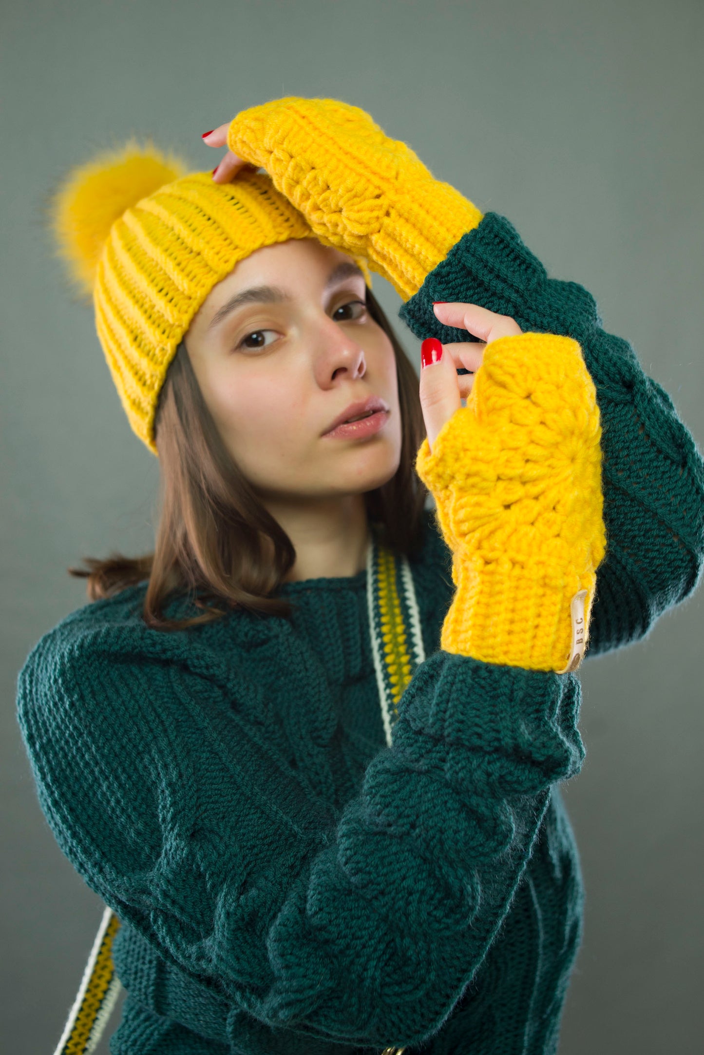 "Noble yellow" Winter set