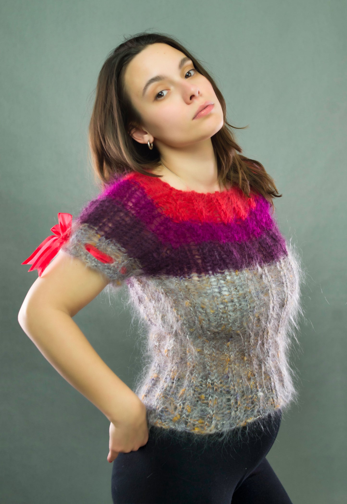 "Married To The Cloud" Short sleeve sweater