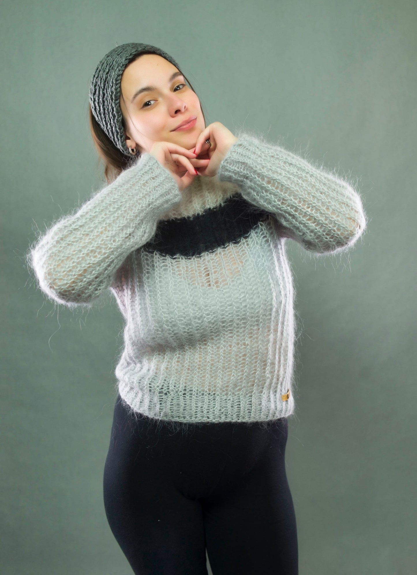 "Married To The Cloud" Striped sweater