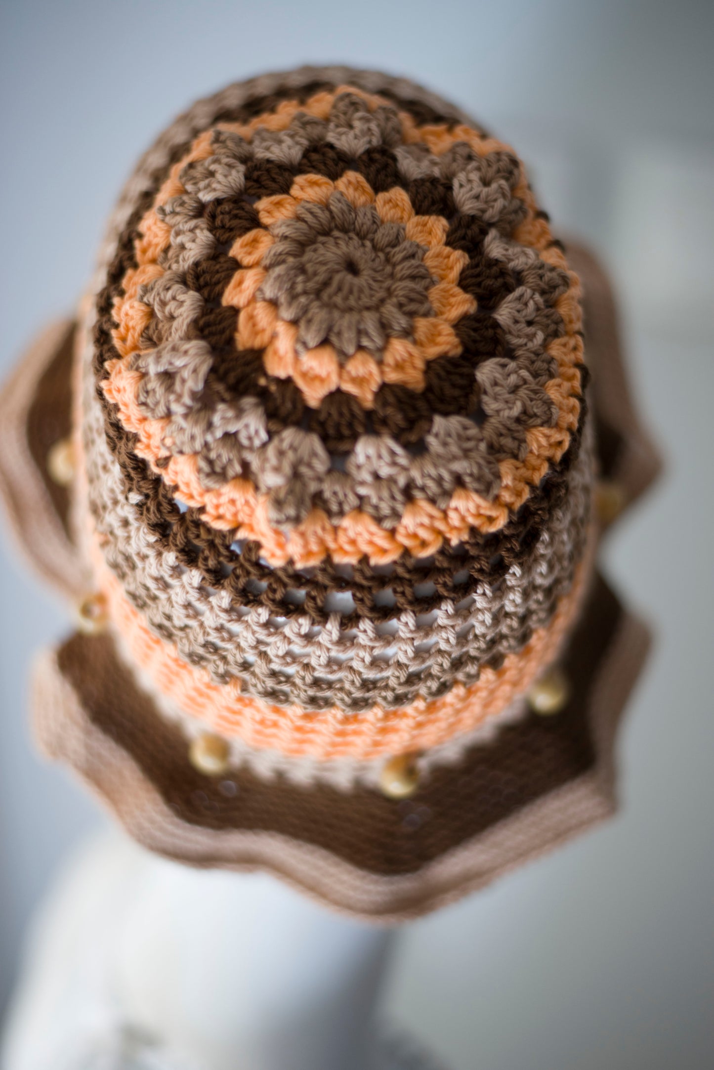 Cotton crocheted hat