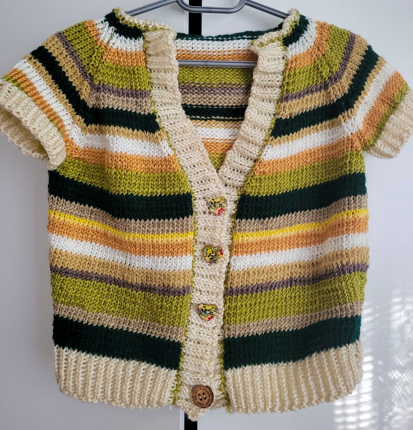 "Saint Martyr" short sleeve cardigan