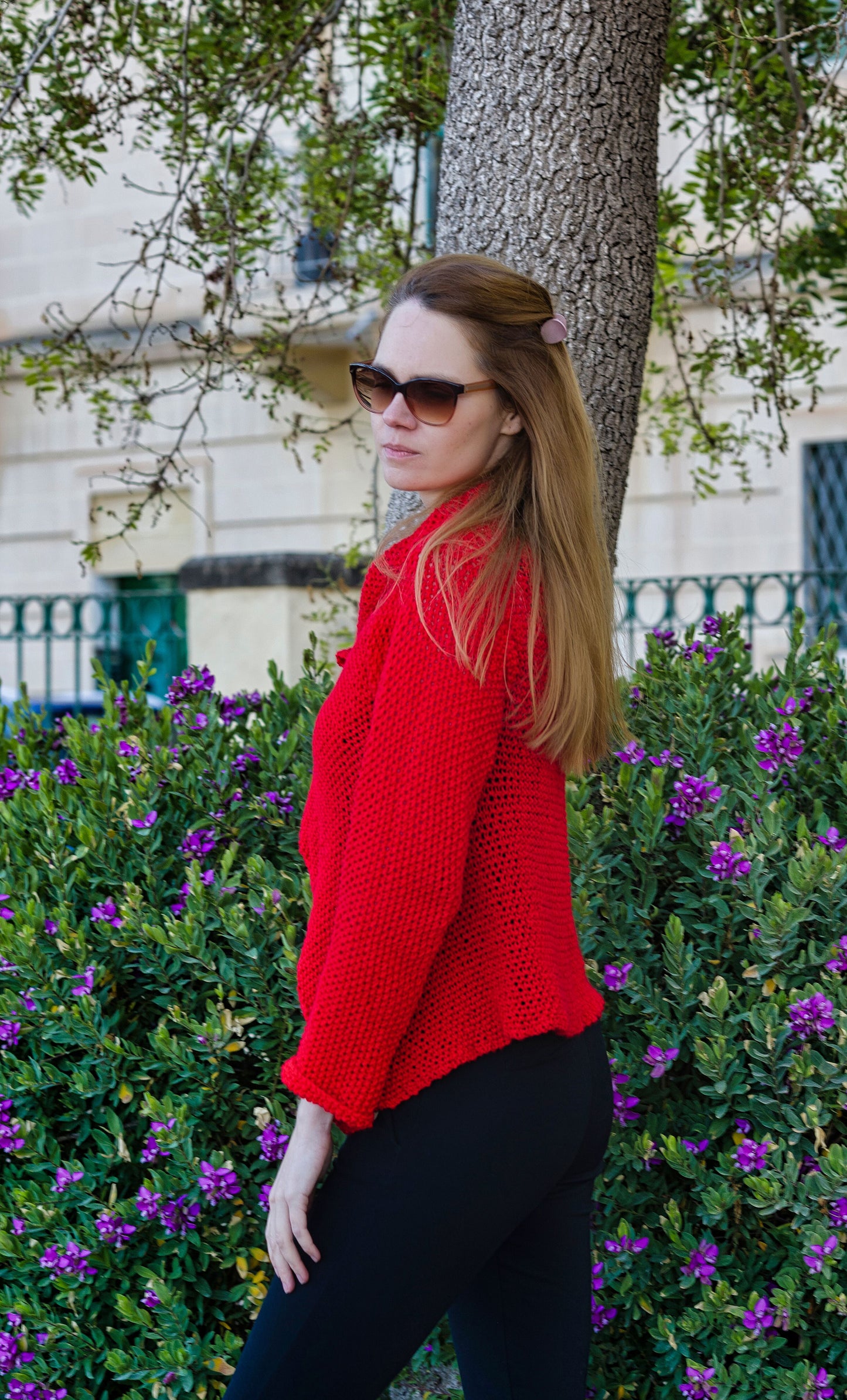 "Folk" cardigan