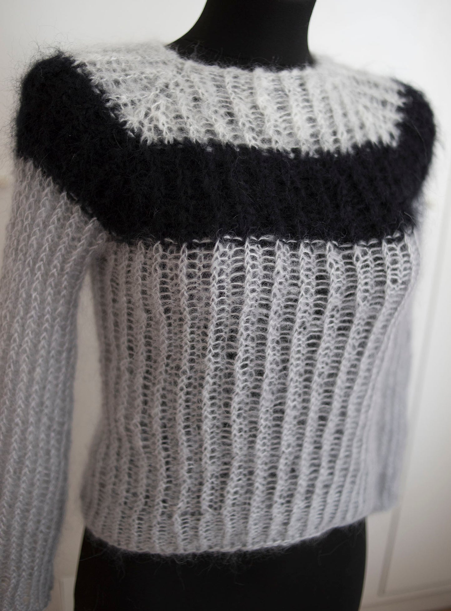 "Married To The Cloud" Striped sweater