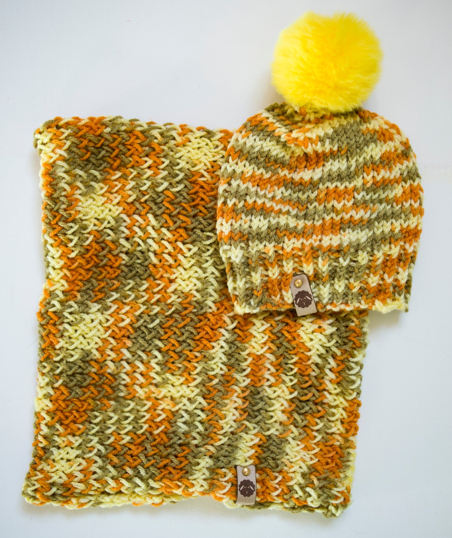 "Comissar" Kid set (beanie & neck warmer)