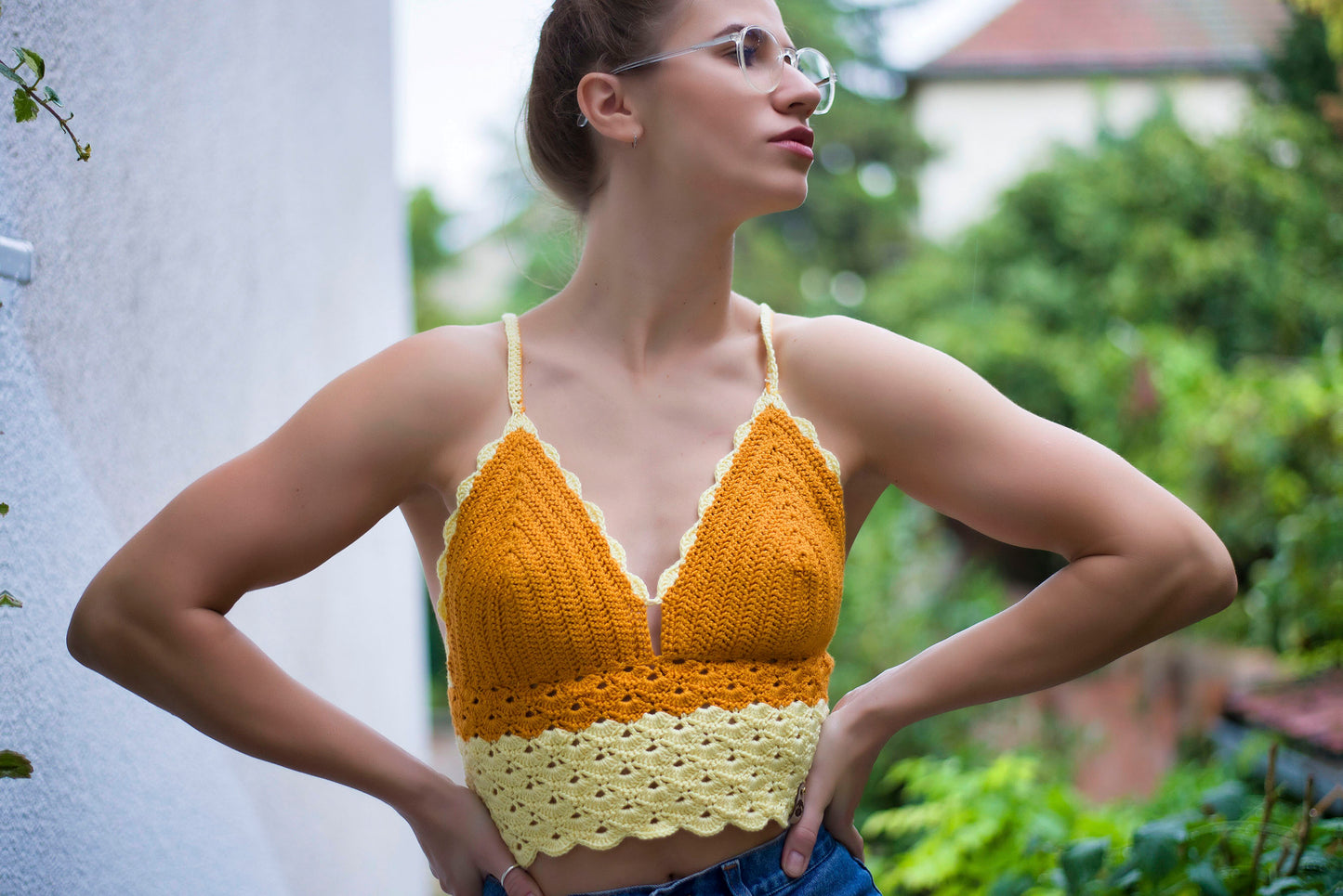 "Gagarin 2" Bralette crop top