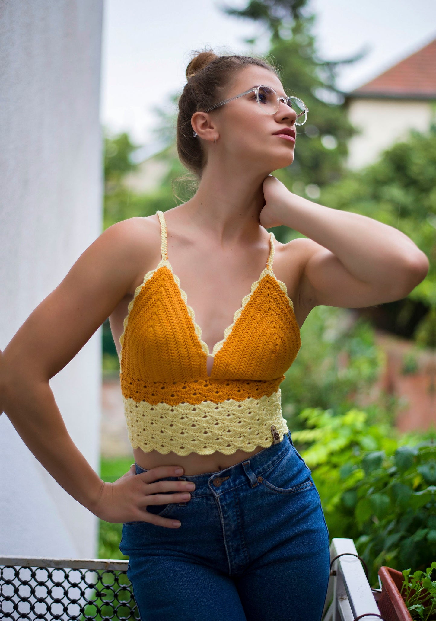 "Gagarin 2" Bralette crop top