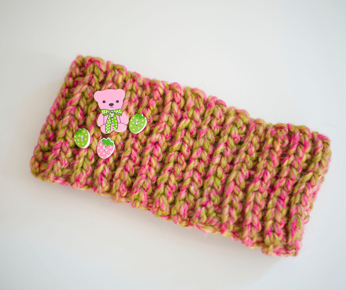 "Country In Spring" Pink Headband for girls