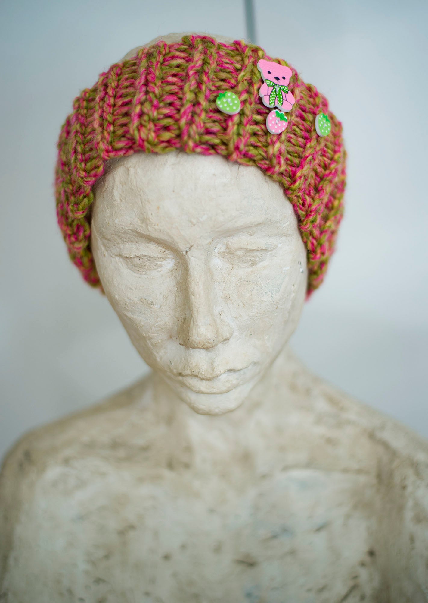 "Country In Spring" Pink Headband for girls