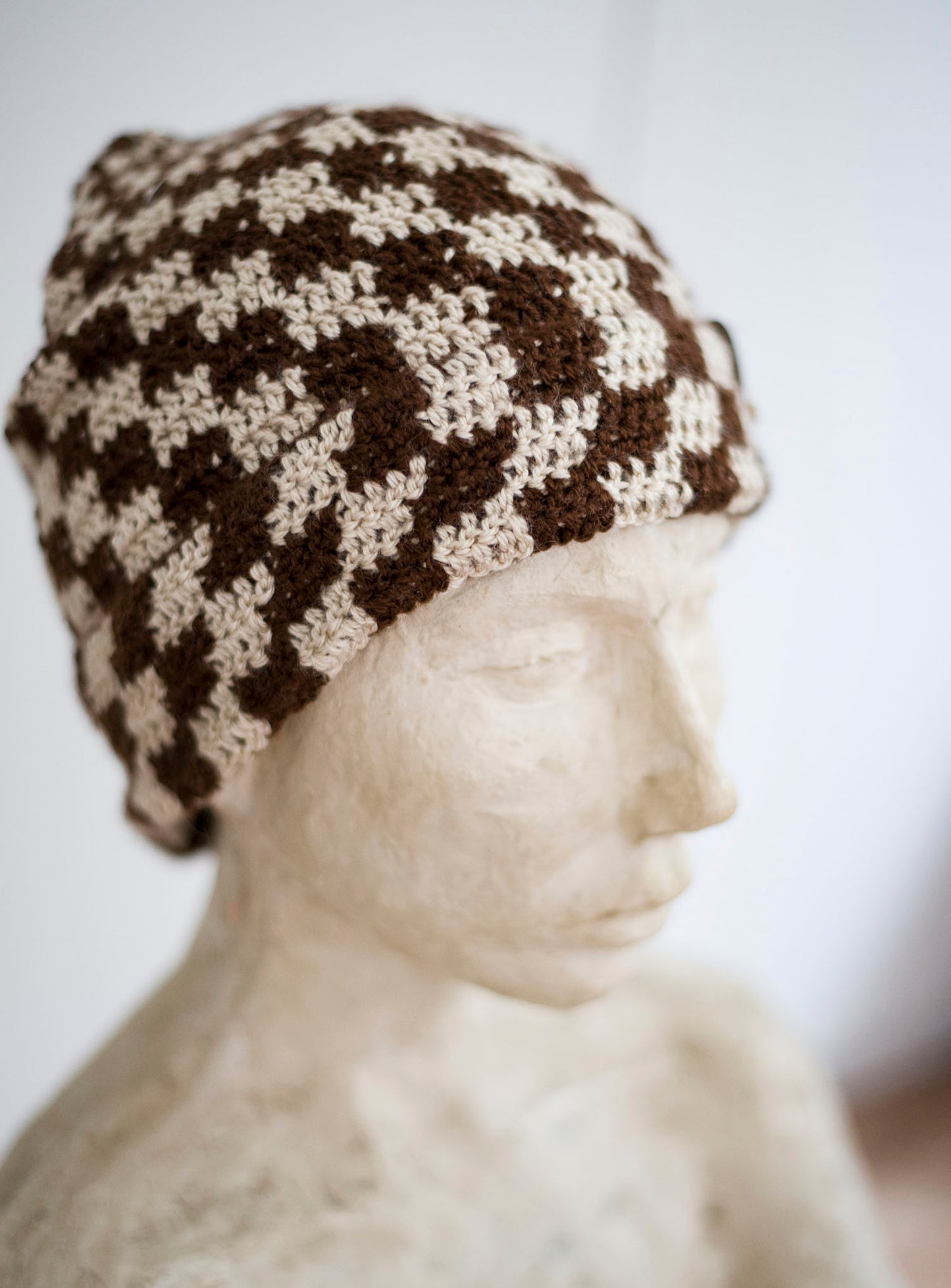 "Chocolate Chess" beanie