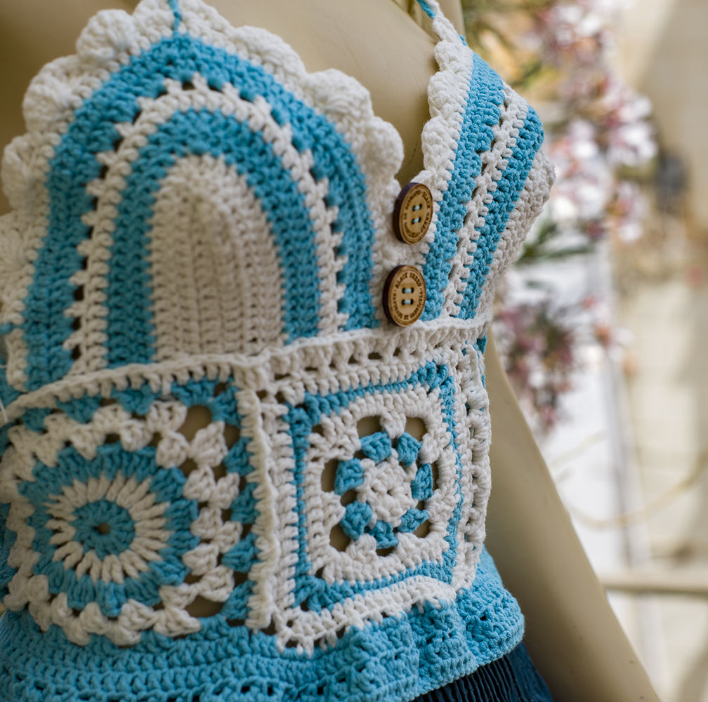 "Blue Vase" bralette