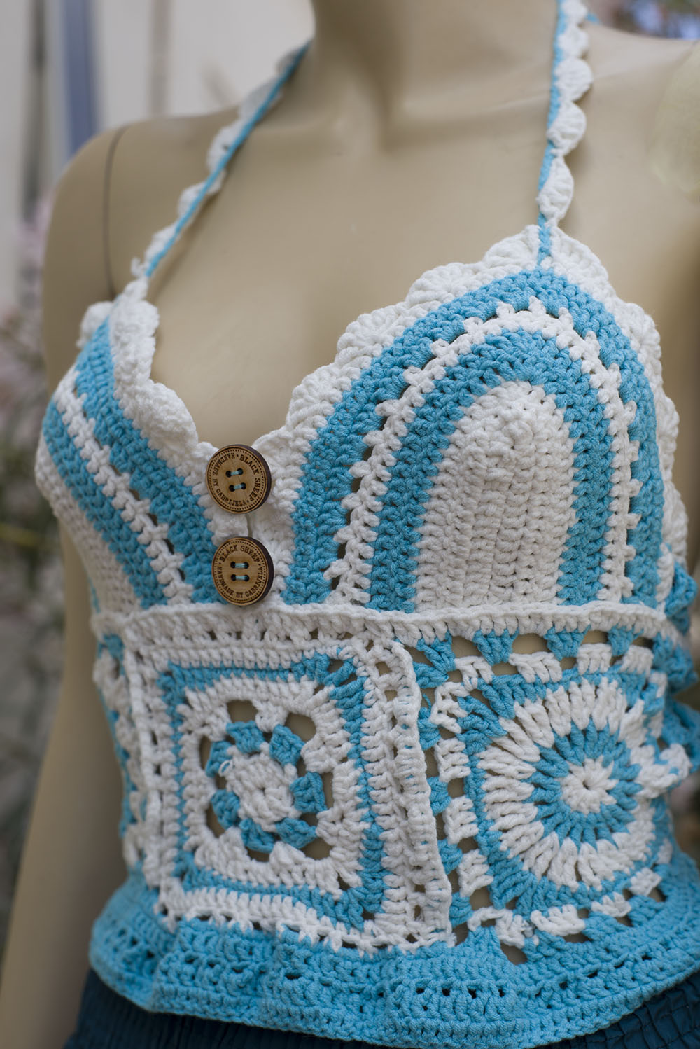 "Blue Vase" bralette