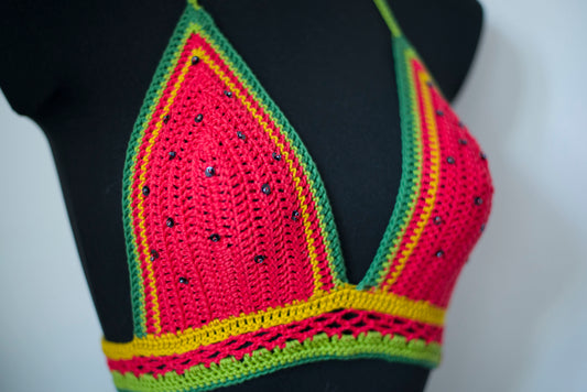 "Watermelon" bikini top