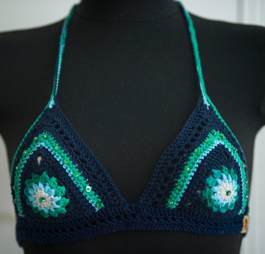 "Melancholy Woman" Bikini Top