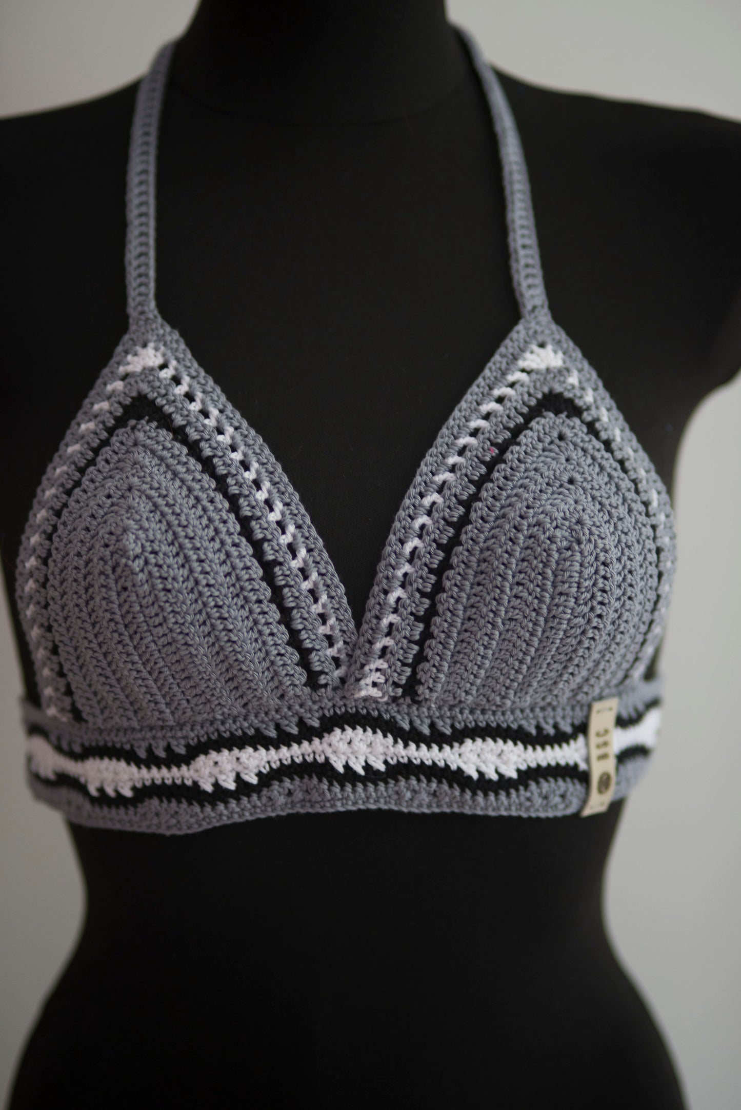 "Fade To Grey" Bralette Crop Top