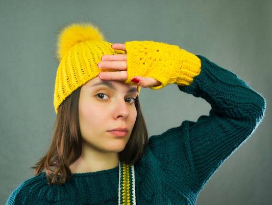 "Noble yellow" Winter set