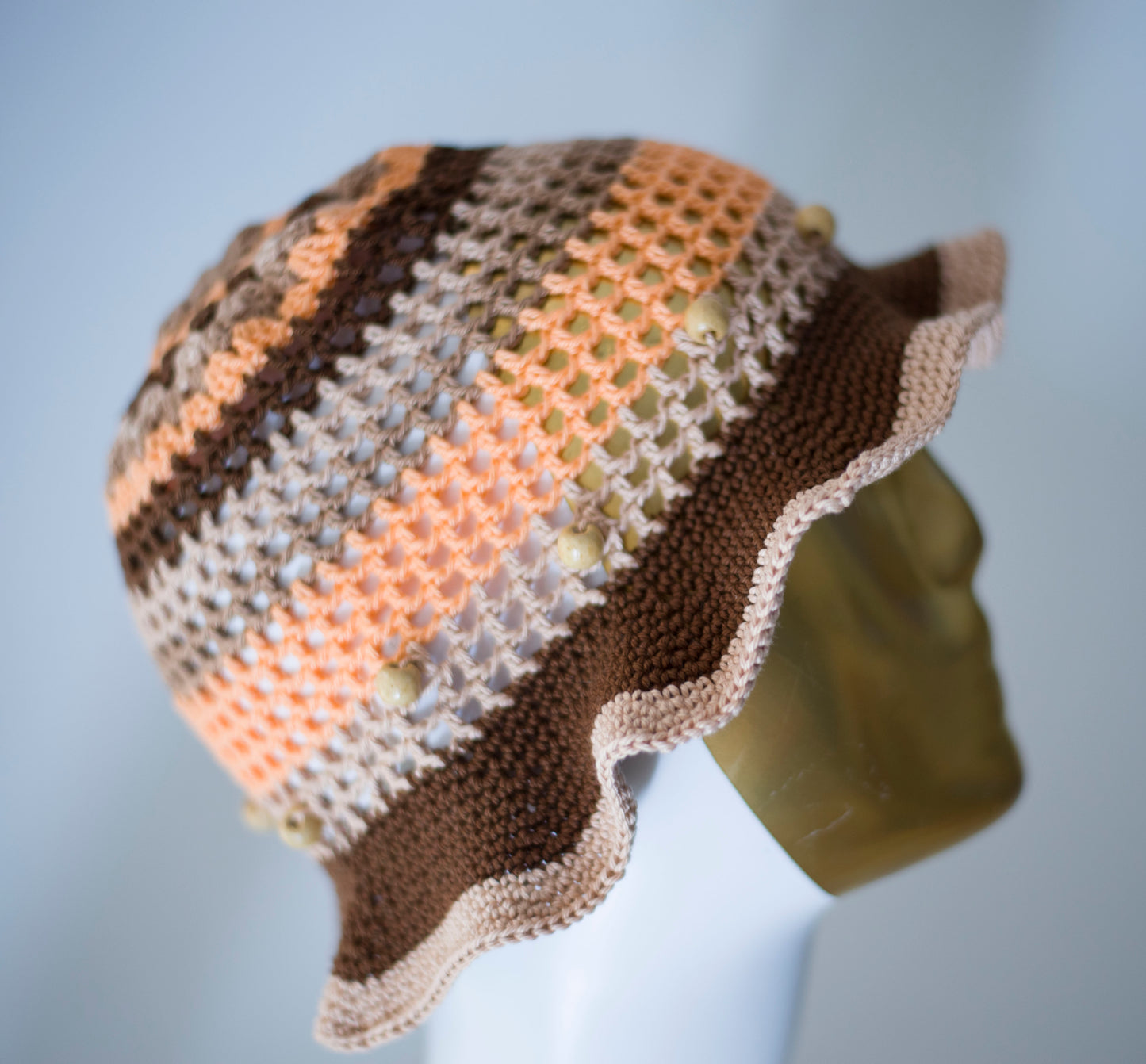 Cotton crocheted hat