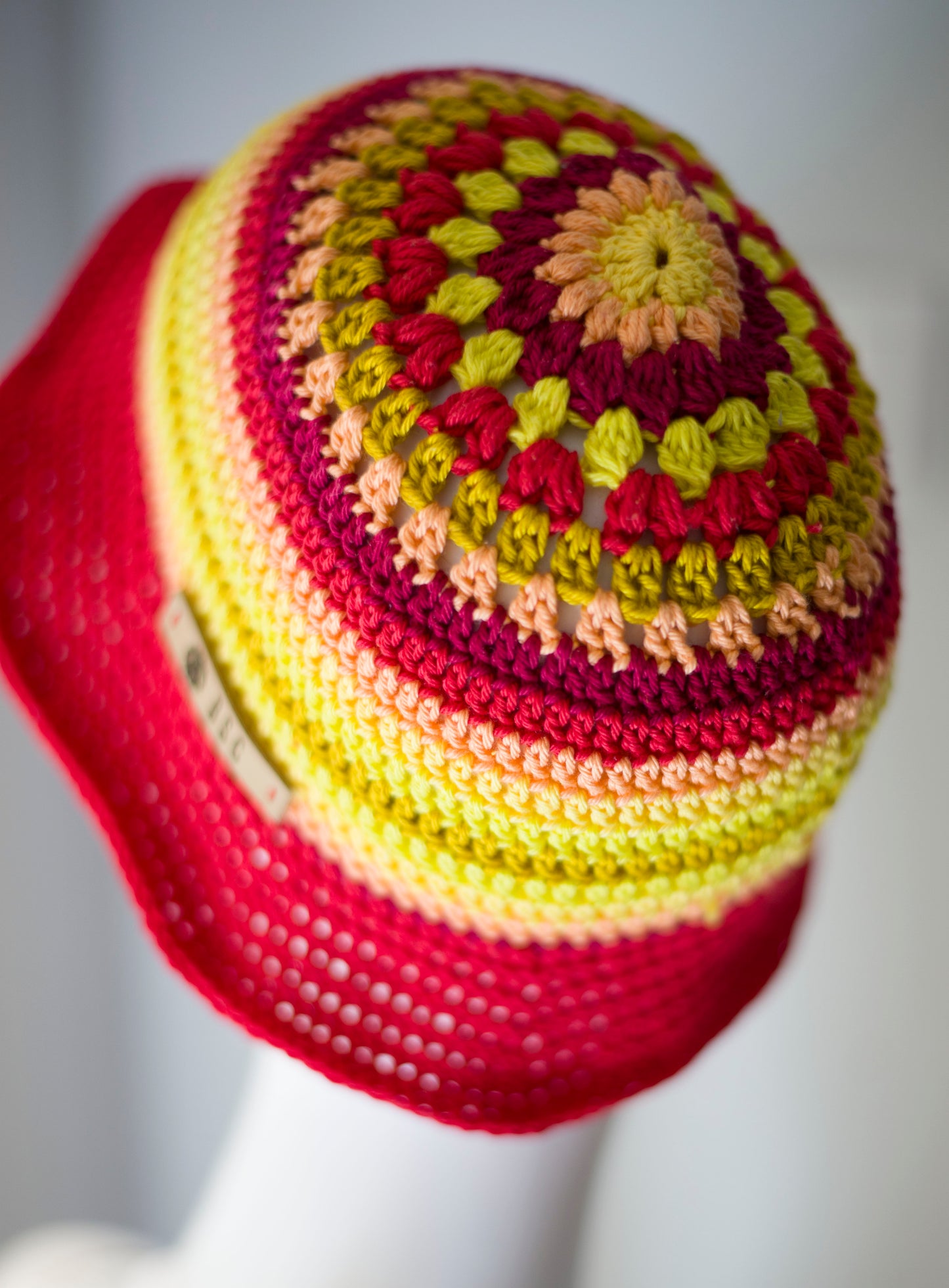 Crochet cotton hat