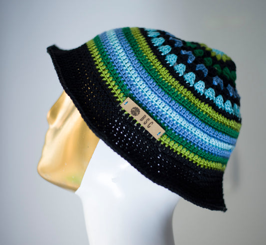 Crocheted cotton hat