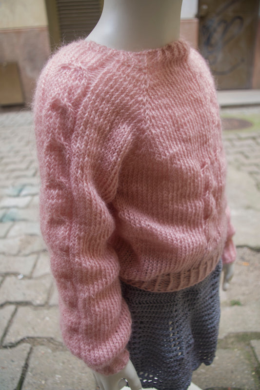 "Strawberry Pudding" Kid's cardigan