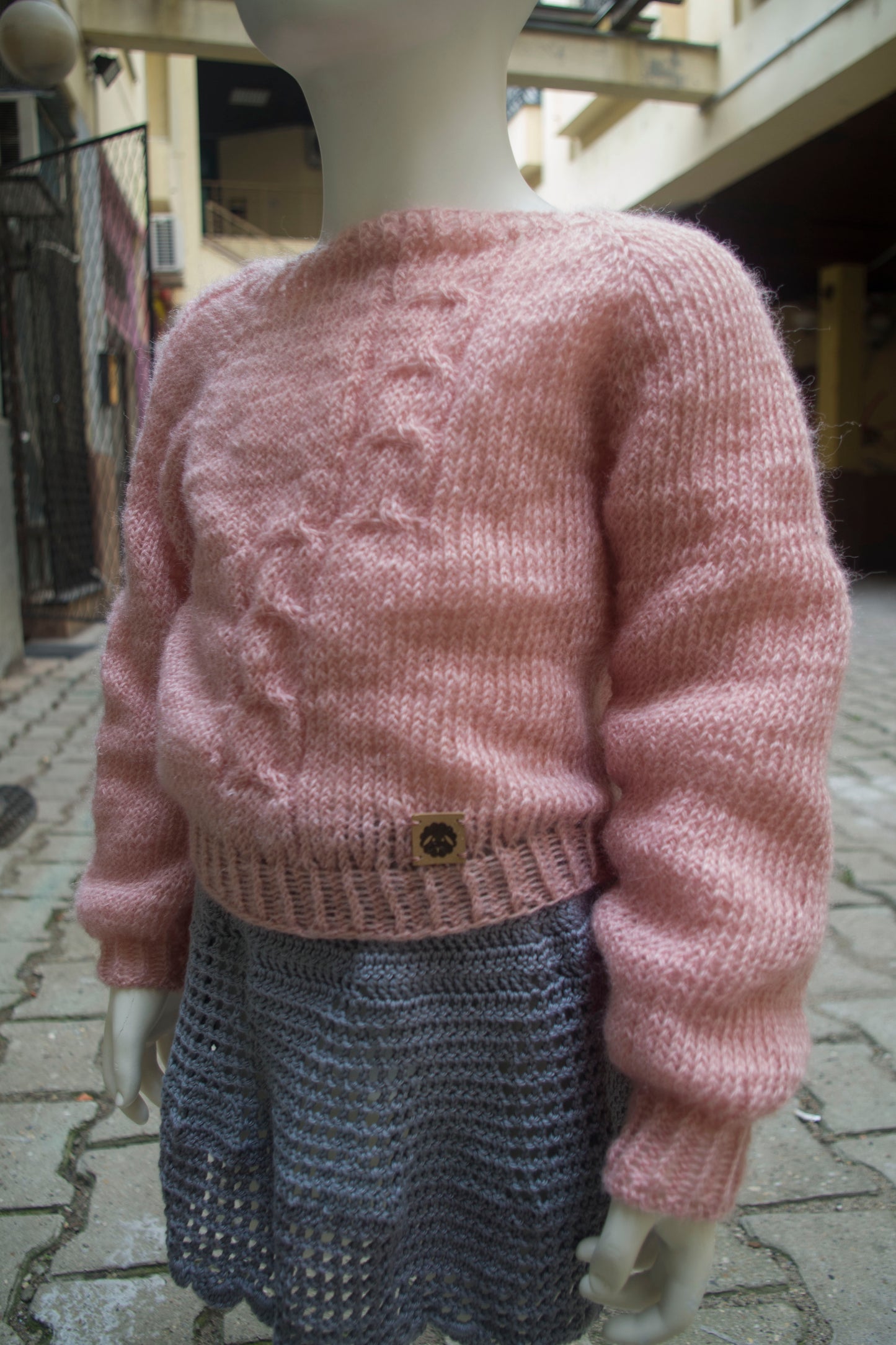"Strawberry Pudding" Kid's cardigan