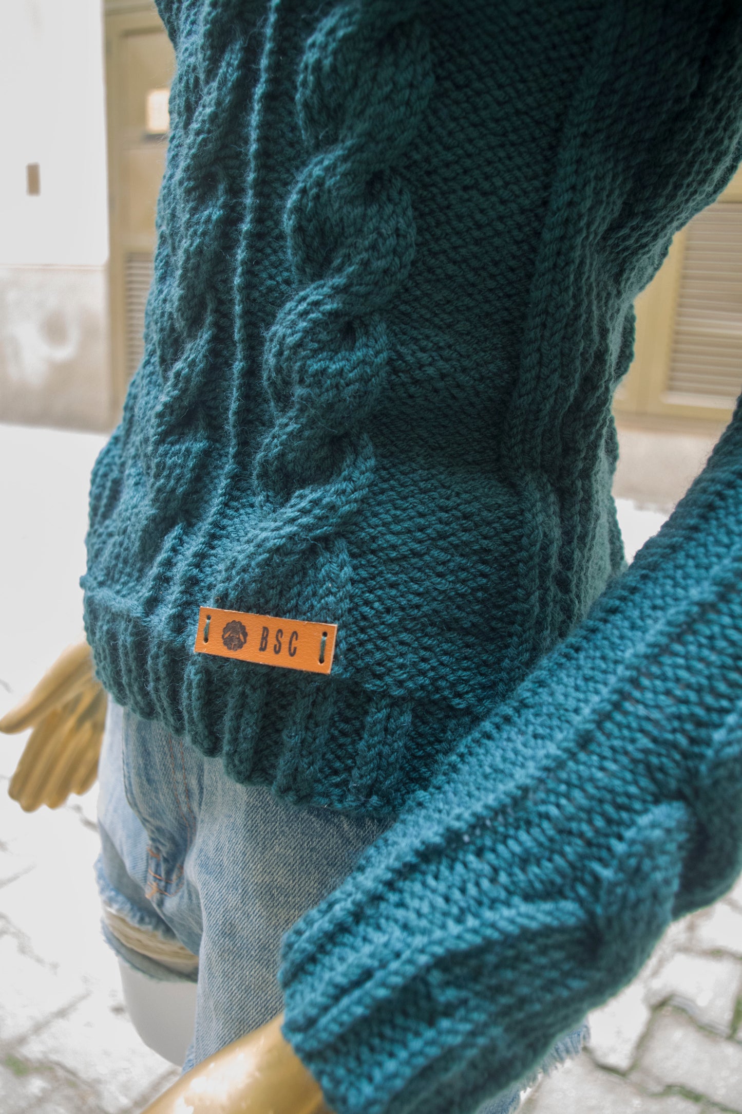 "Noble green" sweater