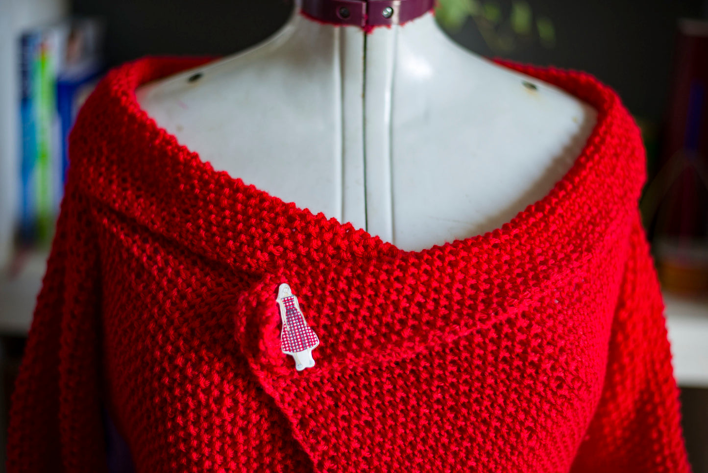 "Folk" cardigan