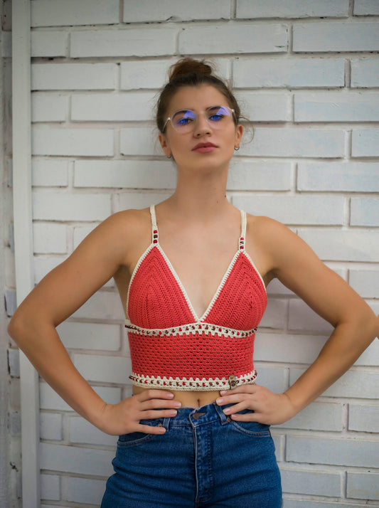 "Infinity" Bralette crop top