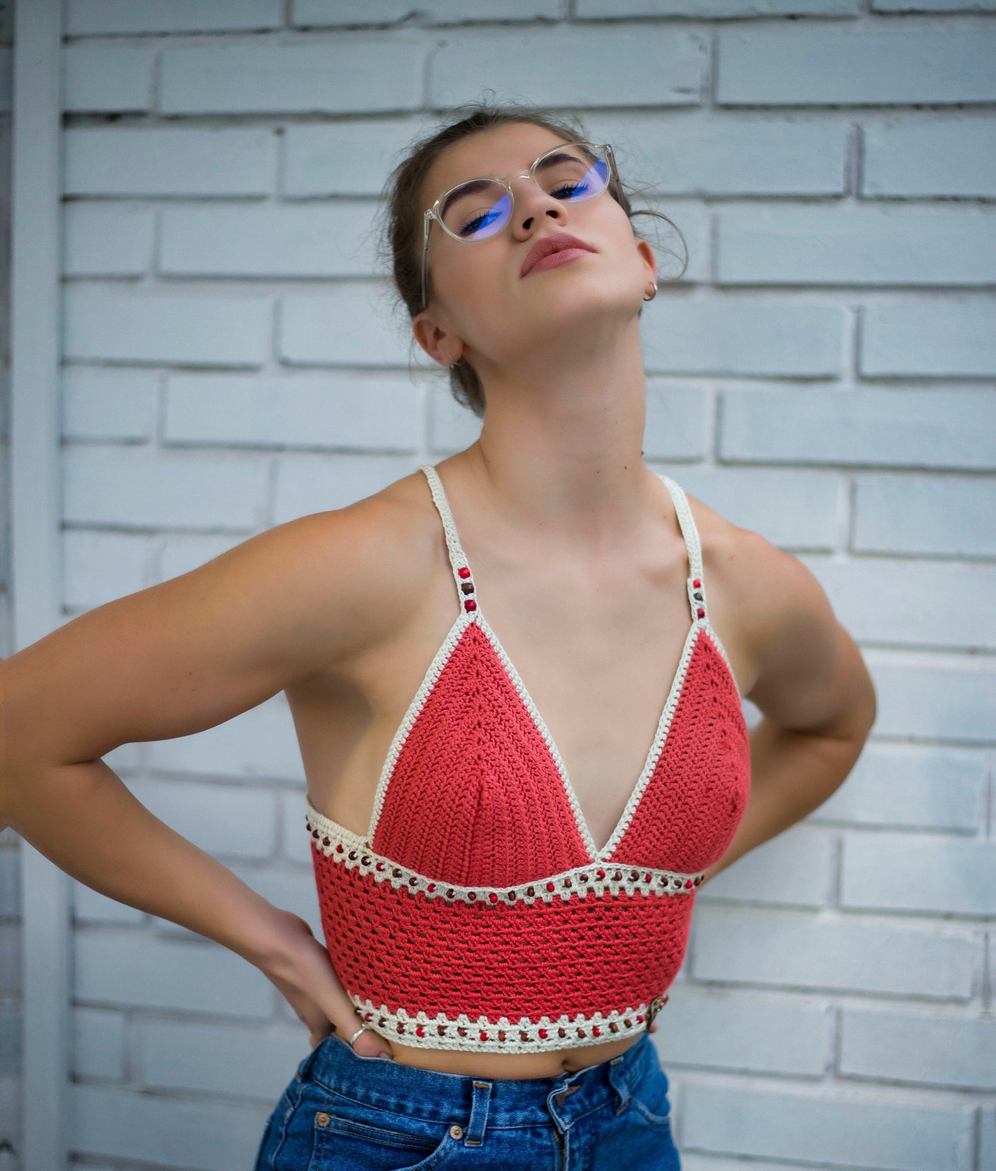 "Infinity" Bralette crop top